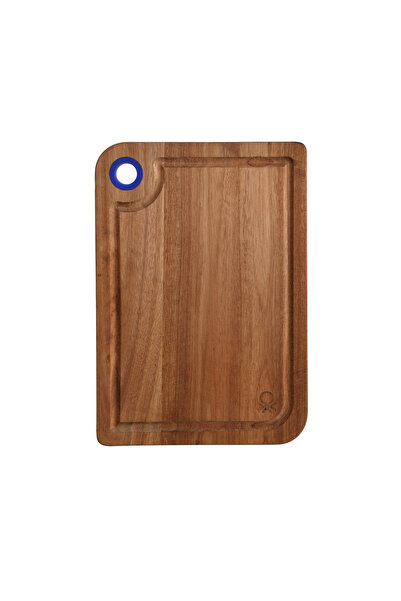 Benetton Home Wooden Cutting Board-22*33 Cm-Blue