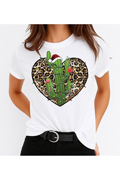 OEM 100% Cotton T-Shirt Heart Christmas