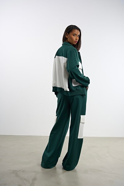 HANIQA Big Pocket Top and Bottom Tracksuit Set | 44-50 | 25298