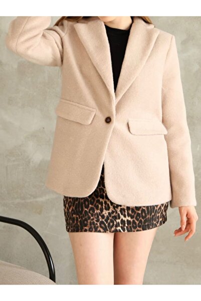 rose tml giyim Women's Lined Blazer Cashmere Jacket