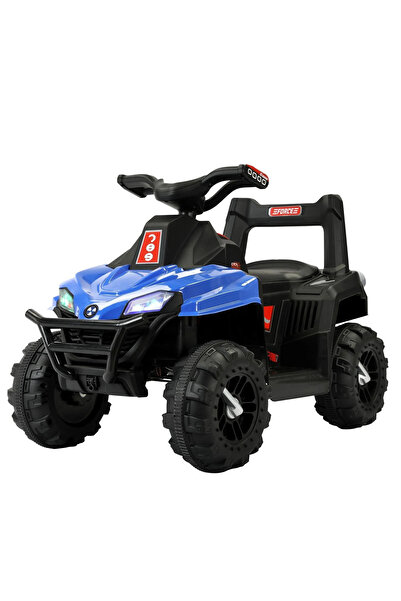 ATV Blue Electric for Kids 12V – Off-Road Vehicle with Lights and Sounds, Adjustable Speed