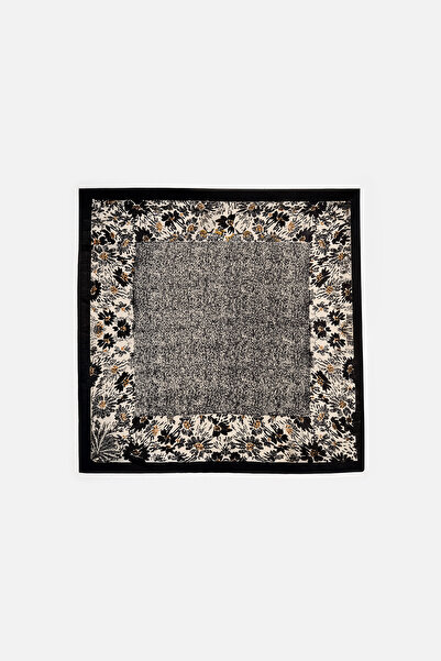 AKSWSUAR Floral Desenli Fular 70*70 cm