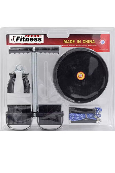Fitness World طقم معدات تمارين التنحيف واللياقة من 4 قطع