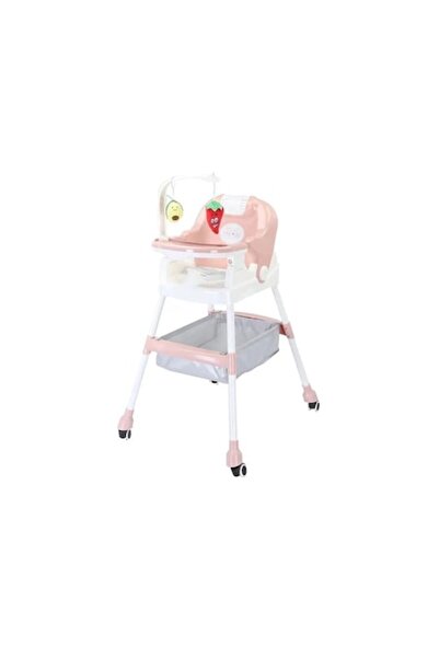 FONIX Comando Kids 3-in-1 Folding High Chair, Safety Belt, Storage Basket, Wheels, Toy Hanger, Age 1+, Pin