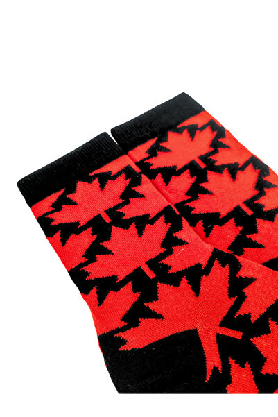 Shuttle Park Special Series Happy Colorful Leaf Pattern Socks Fun Comfortable Stylish Design Style Socks