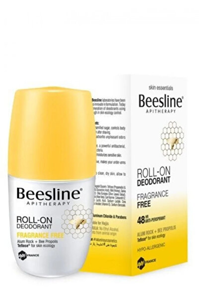 Beesline Roll-On Deodorant Fragrance-Free 50ml