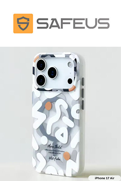SAFEUS حافظة فاخرة من سلسلة iPhone 17 Air Grafitty مزودة بميزة MagSafe
