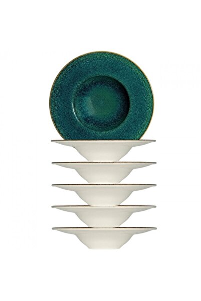 Bonna Set 6 farfurii paste Ore Mar portelan 28cm 400ml