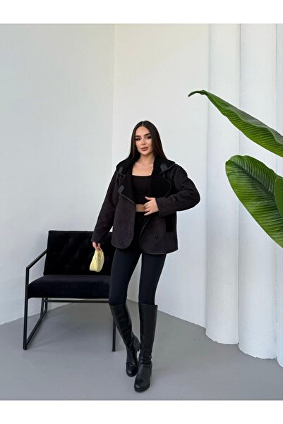 Queensland Oversized Leather-Look Stylish Jacket