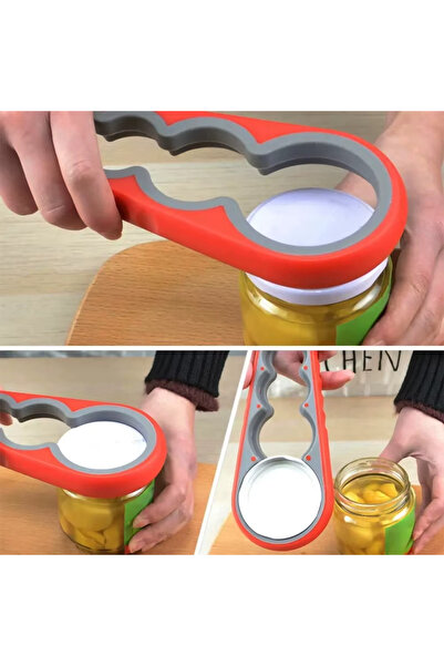 daısydecoratıon Kavanoz Konserve Şişe Açacağı Kavanoz Kapağı Açma Aparatı 4 F...