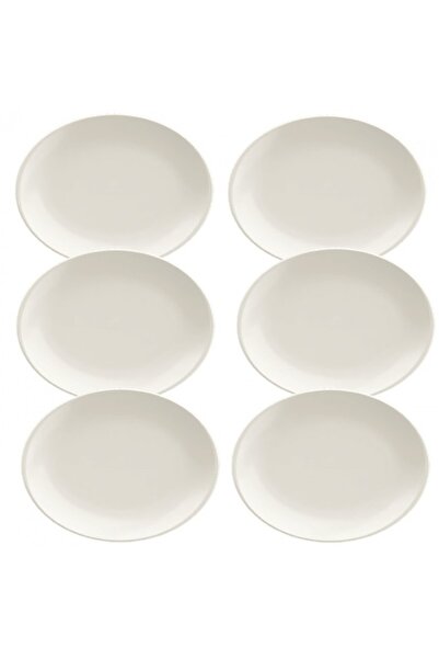 Bonna Set 6 farfurii ovale Moove din portelan 31cm