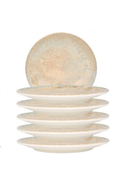 Bonna Set of 6 Luz porcelain plates 21cm