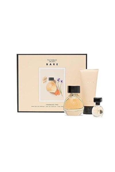 Victoria's Secret Bare Gift Set - Eau de Parfum 50ml, Mini EDP 7.5ml and Perfumed Body Lotion 100ml