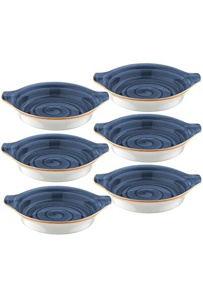 Bonna Set of 6 porcelain gratin bowls Dusk 20cm
