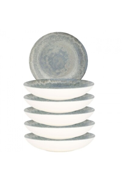 Bonna Set 6 farfurii adanci portelan OMNIA, D23cm,1000ml