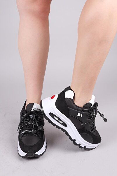 Birikon Fi̇er Parachute Sneakers with Rubber Laces Accessories Black
