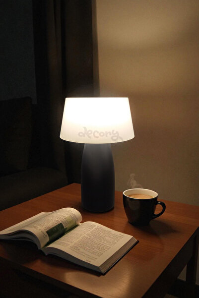 decory Urban Pinterest Style Cozy Lampshade Table Lamp, Stylish Simple Table Lamp (Bioplastic) E27