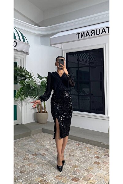 MY GRS Chiffon Skirt on Top Pulpayet Dress