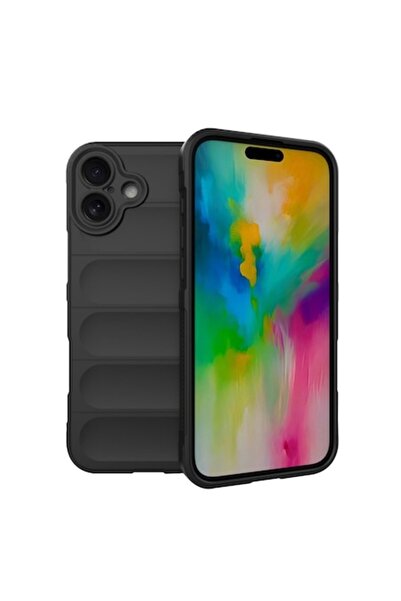 Techsuit Carcasă compatibilă cu iPhone 16 Plus, Impact Safe W1493, Negru intens