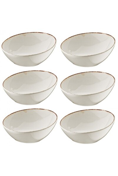 Bonna Set of 6 Retro hemispherical bowls 18cm 400ml porcelain