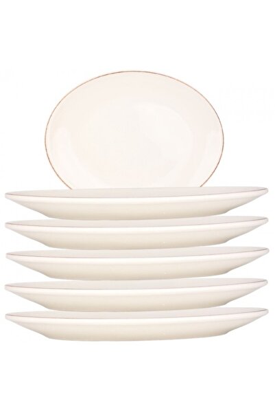 Bonna Set 6 farfurii ovale Retro 36x28cm portelan