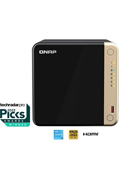 Qnap TS-464-8G-US 4-Bay High-Performance Desktop NAS (Diskless)