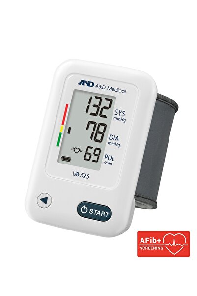 AND A&D UB-525 Automatic Wrist Blood Pressure Monitor