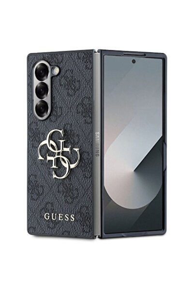 Guess case for Samsung Galaxy Z Fold6 - Sleek Defense P215, -leather, Pitch Black