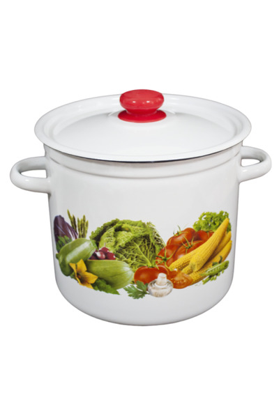 Raki Oala UROJAI emailata cu capac 5,5L otel carbon