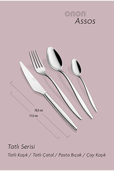 onon Sofrada Moda Assos 4'lü Tatlı Takım