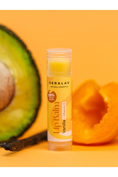 SERALAV NATURAL COSMETICS SERALAV Vanilla & Vitamin E Lip Balm – 98% Ingredients
