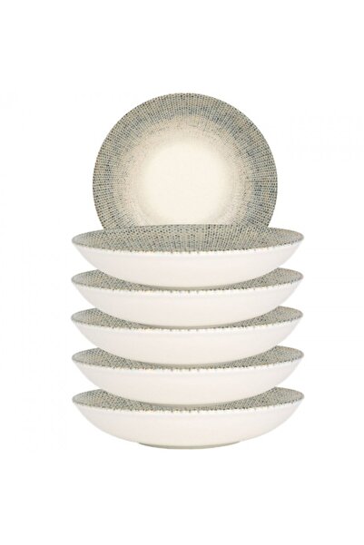 Bonna Set 6 farfurii adanci Sway portelan 25cm 1300ml