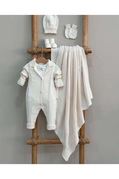 kidsense Nipperland Baby Boy Bow Tie 100% Cotton Set of 5 Hospital Release