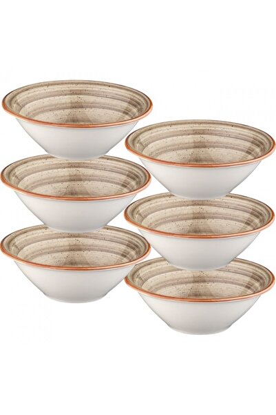 Bonna Set of 6 gourmet porcelain bowls Terrain 16cm 400ml