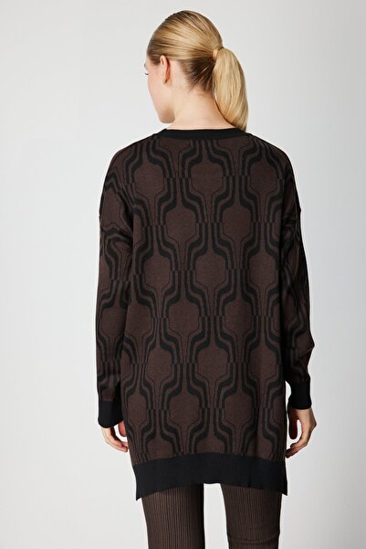 ON Patterned Long Knitwear Sweater