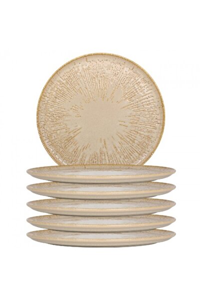 Bonna Set 6 farfurii pizza Snell Sand portelan 32cm