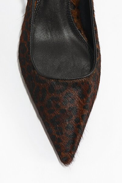 H&M Yavru Topuklu Arkası Açık Deri Ayakkabı