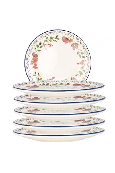 Bonna Set 6 farfurii Spring din portelan 21cm