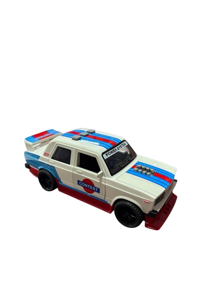 Prlk toys Işıklı Sesli Duman Çıkaran Sürtmeli Lada Araba