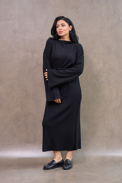 KÜÇÜĞÜM BUTİK Black Knitwear Dress