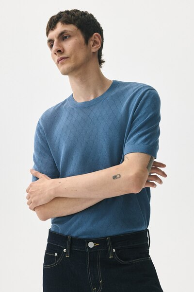 H&M Triko Tişört Slim Fit