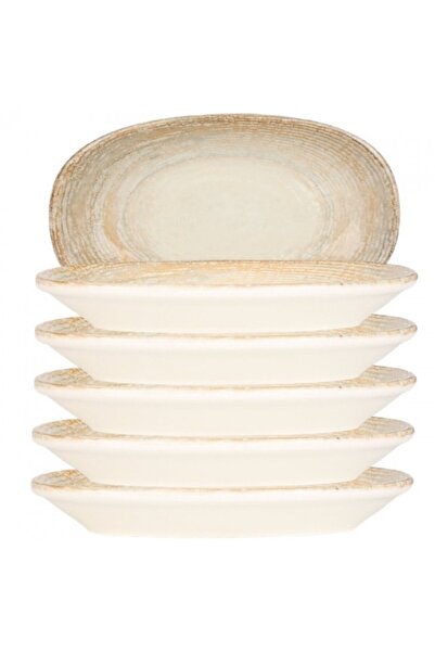 Bonna Set 6 farfurii ovale Patera din portelan 29x17cm