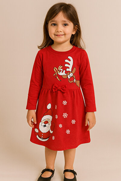 OEM Red Christmas dress for girls