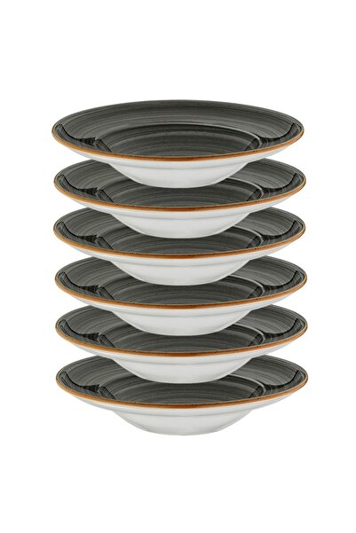 Bonna Set 6 farfurii gourmet Space din portelan 27cm adanci