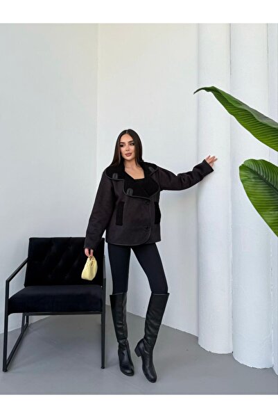 Queensland Oversized Leather-Look Stylish Jacket