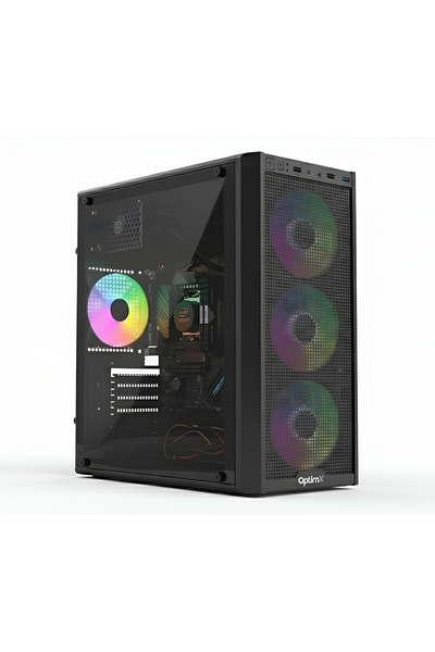 OptimX Desktop PC Bronze V1, i5-9500 3.0-4.4GHz, 8GB DDR4, 256GB SSD, Intel UHD 630 Graphics Card