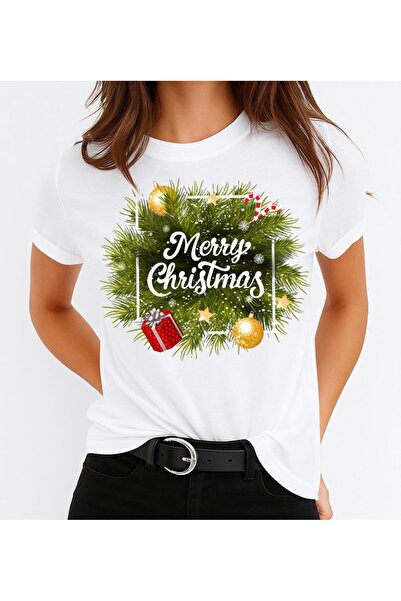 OEM 100% Cotton T-shirt - Merry Christmas