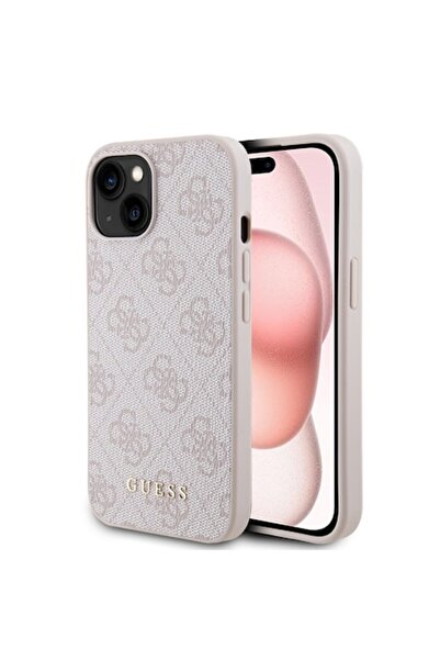 Guess Carcasă de telefon compatibilă cu iPhone 15, aspect elegant P3075, meta...