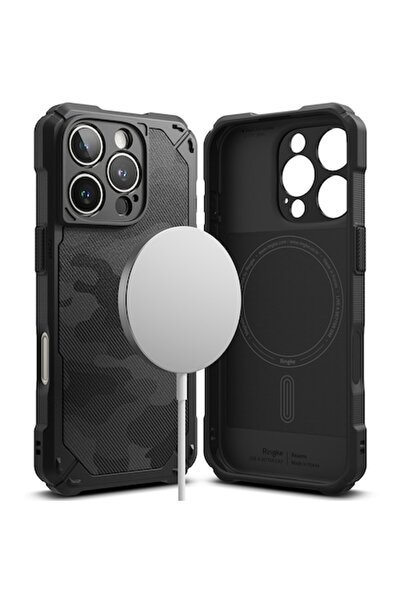 Velo Carcasă compatibilă cu iPhone 16 Pro, Premium Lexgard, Camo Pitch Black