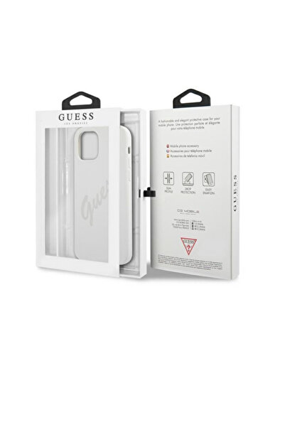 Guess iPhone 12 Pro Max 6.7 Silicone Vintage Cream